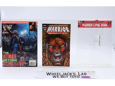 WWF Magazine July 1996 w/ Poster & Trading Cards Plus Premiere Issue Comic VGC