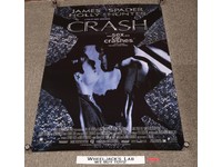 Crash James Spader 1996 Rolled Movie Poster Video Rental Store Promo 40 x 27