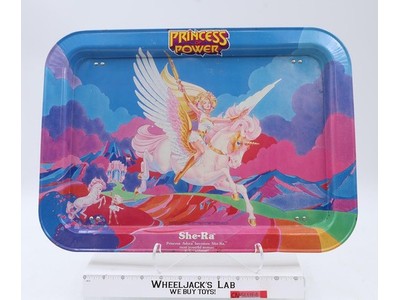 Metal TV Lap Tray She-Ra Princess of Power 1985 Mattel Vintage