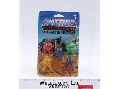 Character Crayons Masters of the Universe 1984 Spindex Vintage NEW SEALED