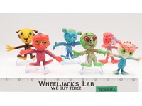 Lot of 6 Outer Terrestrial Creatures 1988 Marty Toys Rubber Monsters Aliens