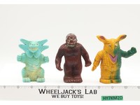 Lot of 3 Ultraman Godzilla Rubber Monsters Kaiju Sofubi Popy Japanese Figures
