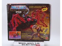 Spydor 100% Complete W/Box Masters of the Universe MOTU 1985 Mattel NEW MIB