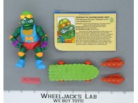 Skateboardin' Mike 100% Complete Teenage Mutant Ninja Turtles 1991 Playmates