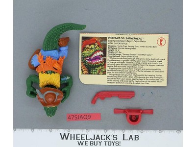Leatherhead 100% Complete Teenage Mutant Ninja Turtle 1989 Vintage Playmates