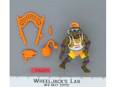 Spike 'N Volley Don 100% Complete Teenage Mutant Ninja Turtles TMNT 1992