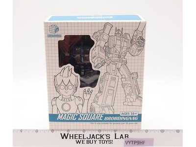 MS-B04T Ultra Magnus Clear Complete Third Party Magic Square Action Figure