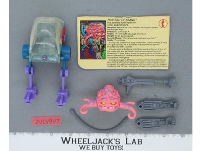 Krang 100% Complete Teenage Mutant Ninja Turtles TMNT Playmates 1989 Vintage