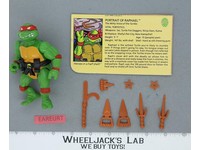 Raphael HARD HEAD 100% Complete Teenage Mutant Ninja Turtle 1988 Playmates