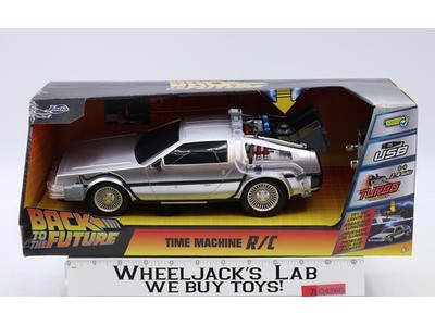 Time Machine DeLorean R/C Back to the Future Jada 1:16 NEW SEALED