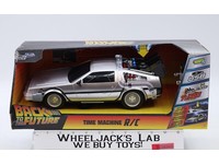 Time Machine DeLorean R/C Back to the Future Jada 1:16 NEW SEALED