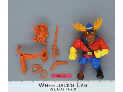 Monty Moose 100% Complete Teenage Mutant Ninja Turtle TMNT 1992 Playmates Figure