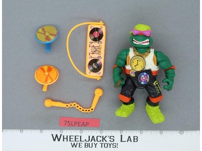 Rappin' Mike 100% Complete Teenage Mutant Ninja Turtle TMNT 1991 Playmates