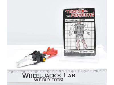 Powerdasher Jet MAIL AWAY MINT IN BAG Complete 1985 Vintage G1 Transformers