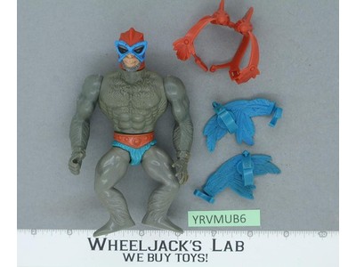 Stratos BLUE WINGS 100% Complete He-Man Masters of the Universe MOTU Vintage