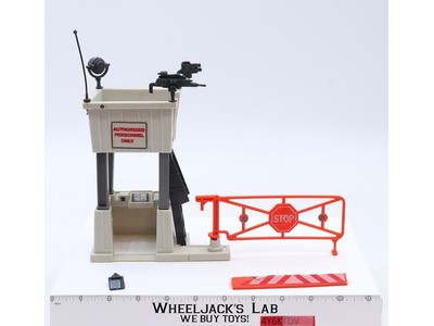 Check Point Alpha Battle Station 100% Complete GI Joe 1985 Hasbro Action Figure