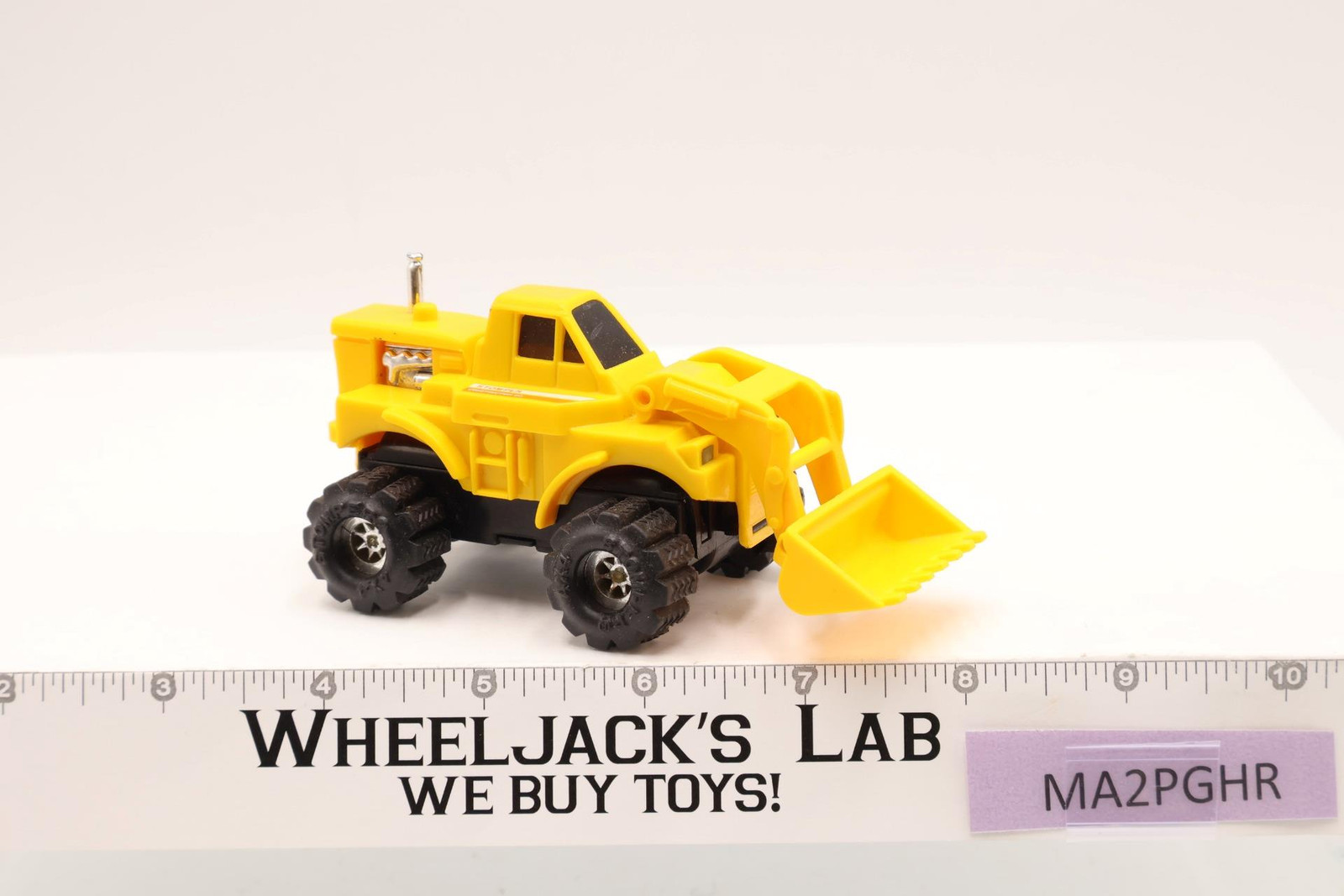 Stomper 4x4 Yellow Construction Front End Loader Schaper Battery Operated