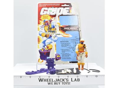 Snow Serpent V2 W/Cardback 100% Complete GI Joe 1991 Hasbro Action Figure