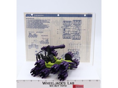 Swampmasher 100% Complete GI Joe 1988 Hasbro Vintage Action Figure Vehicle