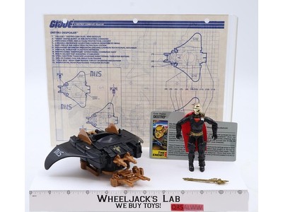 Destro's Despoiler 100% Complete GI Joe 1988 Hasbro Action Figure Vehicle
