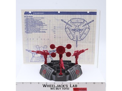 Cobra Battle Barge 100% Complete 1988 GI Joe Hasbro Action Figure Vintage