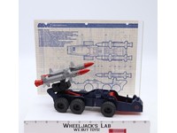 Cobra Adder 100% Complete 1987 GI Joe Hasbro Vintage Action Figure Vehicle