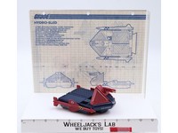 Cobra Hydro Sled 100% Complete G.I. Joe 1986 Hasbro Action Figure Vehicle