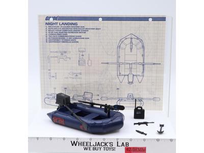 Cobra Night Landing Raft 100% Complete G.I. Joe 1985 Hasbro Vintage Vehicle