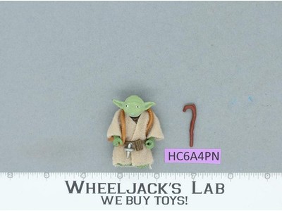 Yoda W/BROWN Snake 100% Complete Star Wars ESB 1980 Vintage Kenner NO REPRO