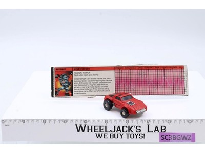 Windcharger RED Minibot 100% Complete Vintage 1984 G1 Transformers Action Figure