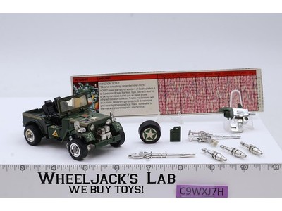 Hound 100% Complete 1985 Vintage Hasbro G1 Transformers Jeep