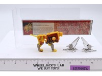 Steeljaw SILVER 100% Complete NEAR MINT 1986 Vintage G1 Transformers Figure