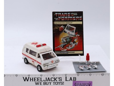Ratchet 100% Complete 1984 Vintage Hasbro G1 Transformers Action Figure