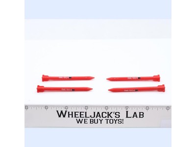 Cobra FANG Missiles x4 1983 GI Joe Hasbro Vintage Action Figure Vehicle