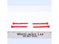 Cobra FANG Missiles x4 1983 GI Joe Hasbro Vintage Action Figure Vehicle