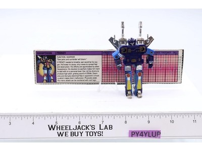 Frenzy Cassette SILVER 100% Complete 1984 Vintage Hasbro G1 Transformers Figure