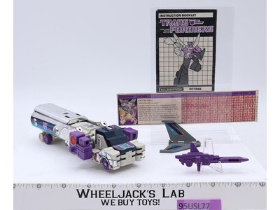 Octane 100% Complete Vintage 1986 G1 Transformers Hasbro Action Figure