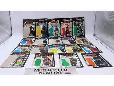 Lot Of 19 Star Wars Card Backs 1970s- 1980s Vintage Kenner