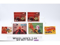 Lot of 6 Hot Wheels Catalogs from 1967 1969 1970 1971 Mattel