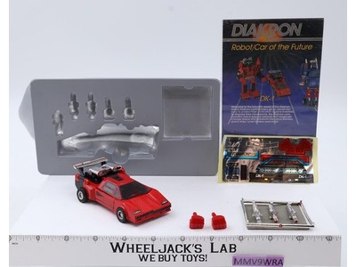Sunstreaker RED Takara Diakron DK-1 Transformer 1983 Vintage UNUSED STICKERS