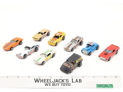 Lot of 9 Hot Wheels Black Walls 1980s Mattel Vintage