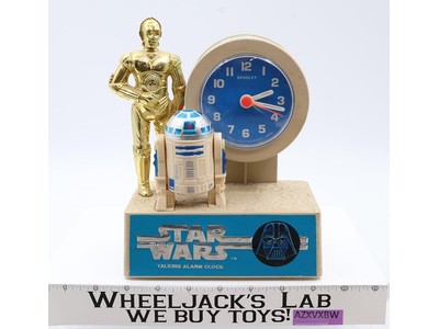 R2-D2 & C-3PO 1980 Bradley Time Quartz Talking Alarm Clock