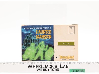 Disneyland Haunted Mansion 12 Scenes Postcard Photo Album 1970s Vintage