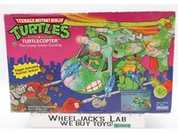 Turtle Copter 100% Complete Teenage Mutant Ninja Turtles TMNT Playmates Vehicle