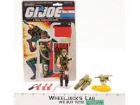Backblast V1 Complete W/ Cardback 1989 G.I. Joe Hasbro Vintage Action Figure