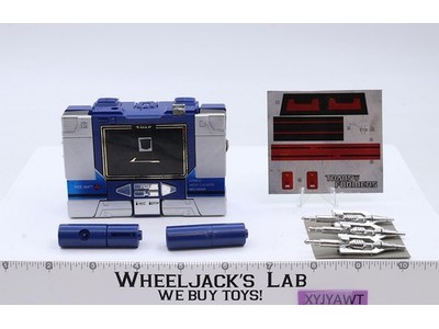 Soundwave 100% Complete DECK OPENS 1985 Vintage G1 Transformers UNUSED STICKERS