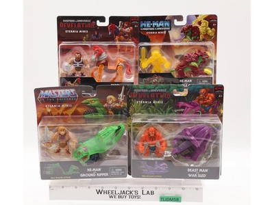Lot of 4 Masters of the Universe Revelation Eternia Minis 2021 Mattel NEW SEALED