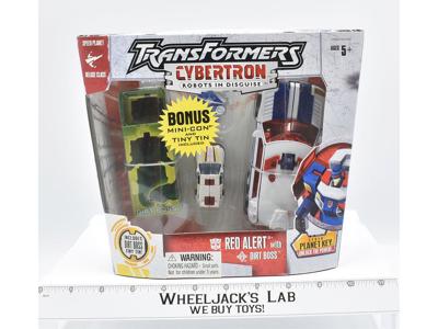 Red Alert W/Dirt Boss Deluxe Class Cybertron NEW MISB RID Transformers Hasbro