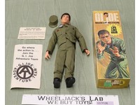 Man of Action #7500 Brown Flocked Hair 12" GI Joe 1970 Vintage Hasbro Figure