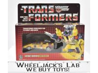 Sunstreaker MIB NICE BOX &amp; FIG Complete 1985 Vintage Hasbro G1 Transformers